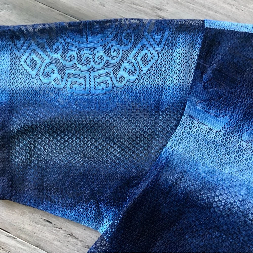 ❤️ LAST DAY Vintage Y2K B212 NYC Japanese Pagoda Mesh S/S Button Down Shirt - Picture 10 of 13